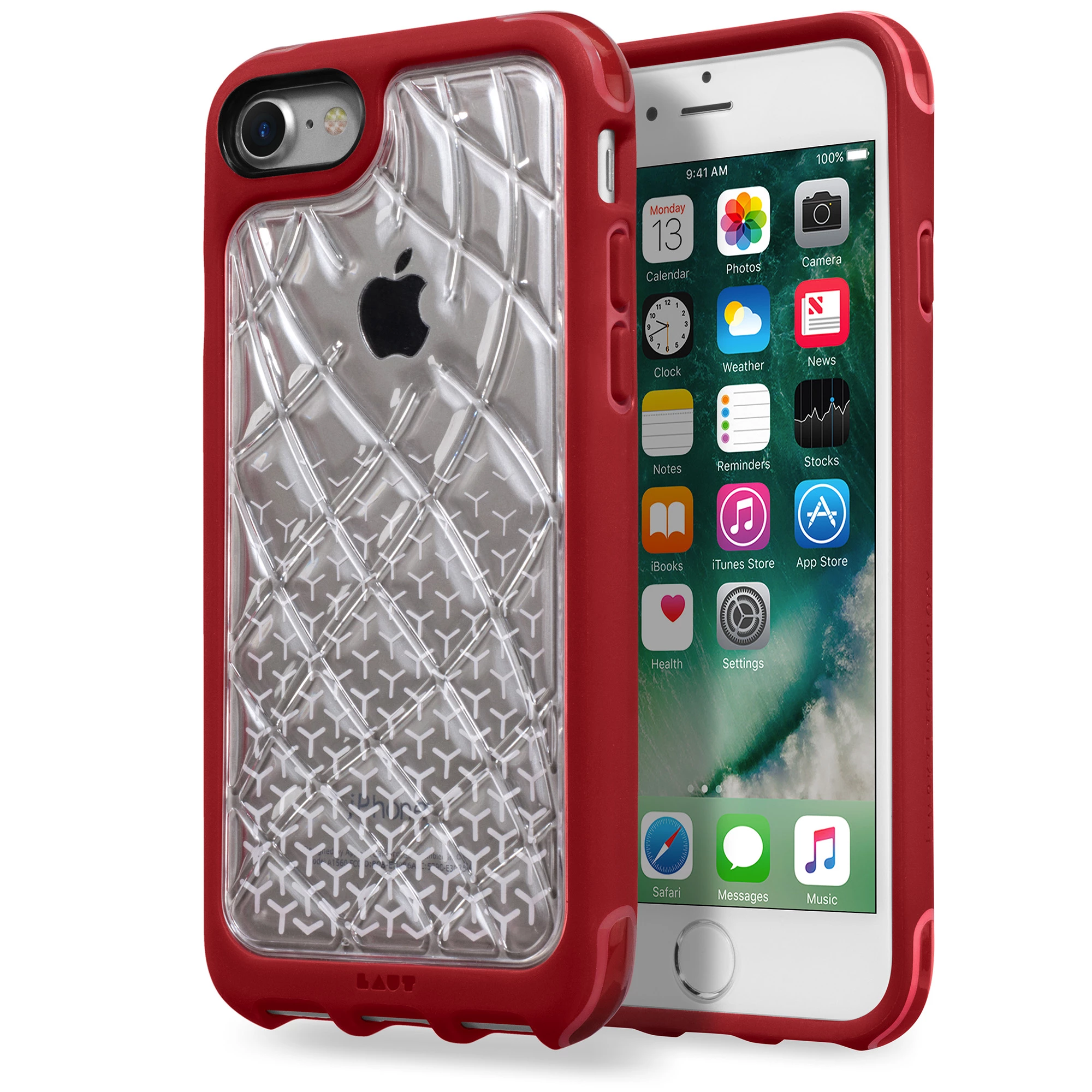 Чехол LAUT R1 [IMPKT] Ridgeback Crimson for iPhone SE 2020 / iPhone 8/7 (LAUT_IP7_R1_CR)